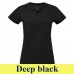 Sol's Imperial V Women-V-Neck -T-shirt 02941 190 g-os női V nyakú póló SO02941 deep black